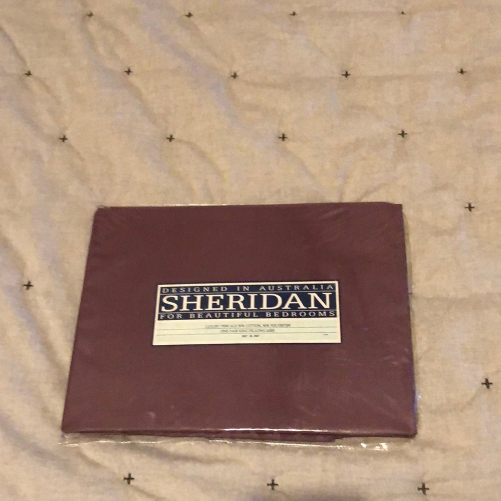 Sheridan luxury percale pair of king Pillowcases
